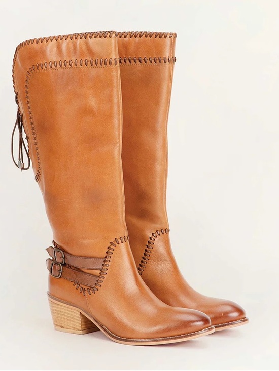 Myra Bag Shoes - MYRA | LOYAL WEST DUSTY TRAIL HIGH BOOT IN CALFSKIN